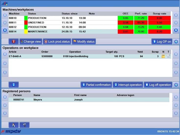 MPDV Smart Factory System