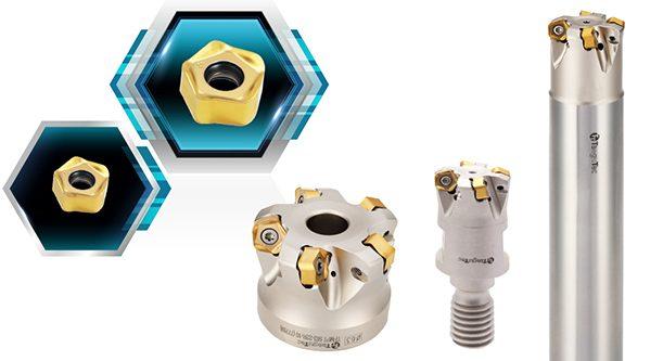 Taegutec High feed face milling cutter types for fast material removal in high-speed machining