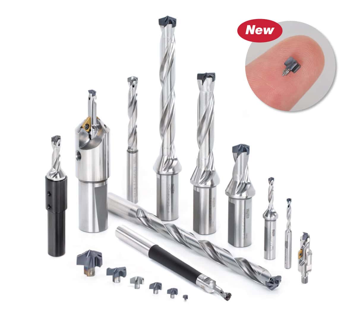 ดอกสว่านเปลี่ยนหัว DrillMeister AddMeisterDrill ของ Tungaloy พร้อมระบบเปลี่ยนหัวรวดเร็ว