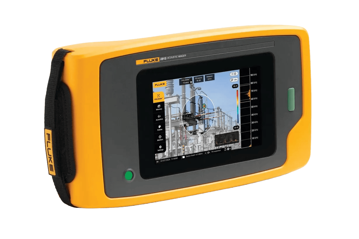 Fluke ii915 Acoustic Imager for advanced partial discharge, mechanical, and leak detection with high frequency range