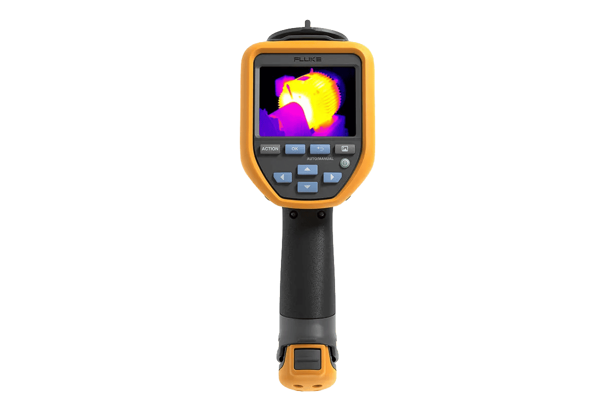 Fluke TiS65 PRO thermal imaging camera with 42-degree wide-angle lens for professional industrial maintenance