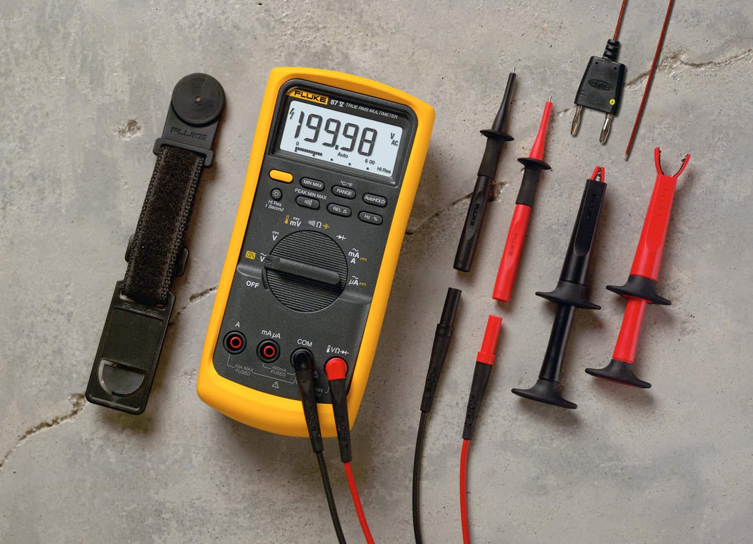 Fluke 87V ดิจิตอลมัลติมิเตอร์ประสิทธิภาพสูง เหมาะสำหรับการวิเคราะห์ระบบ Automation และงานซ่อมบำรุง Motor Drive ในโรงงาน