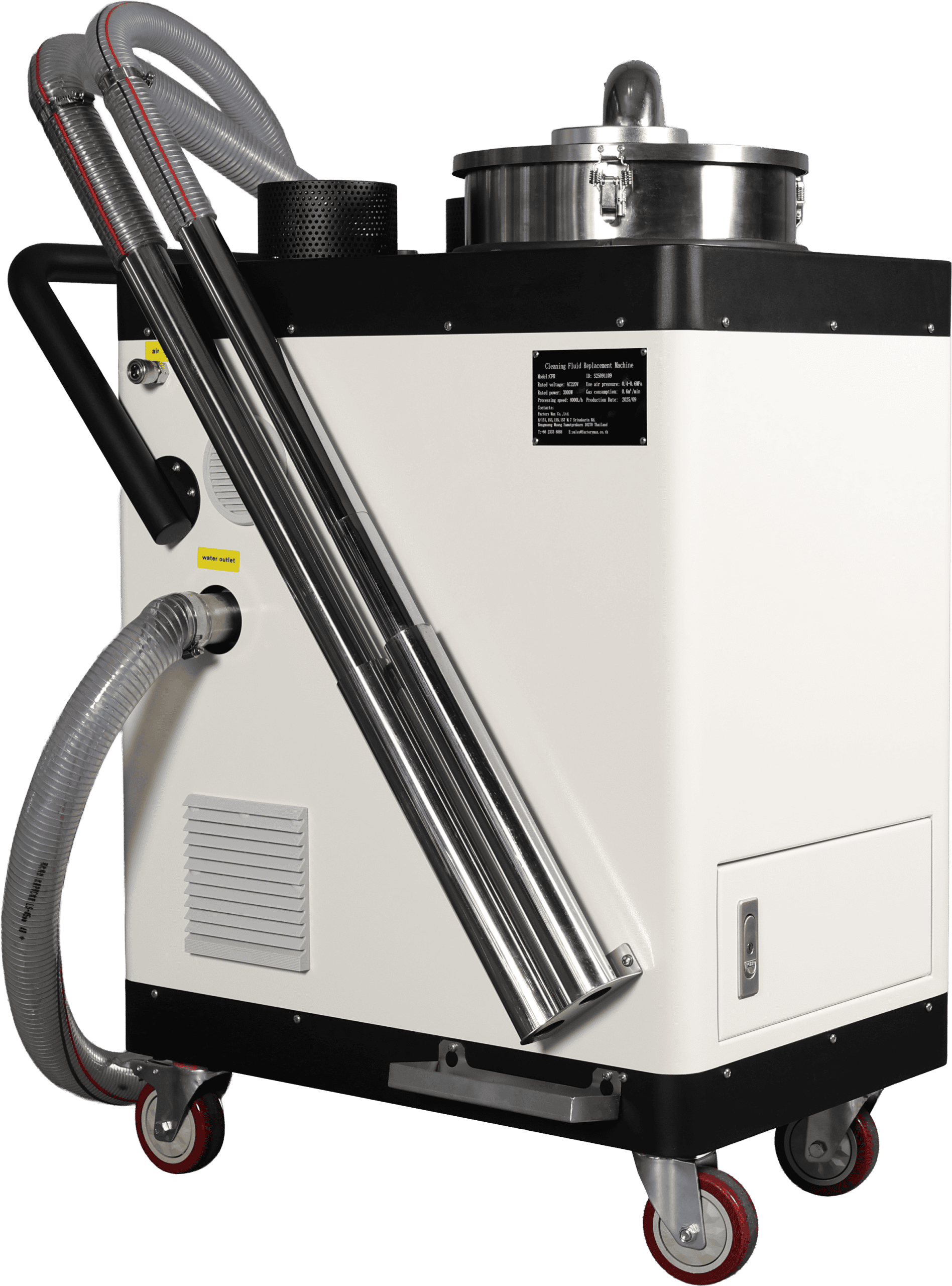 LUBRICAN CFR Cleaning Fluid Replacement Machine by Factory Max