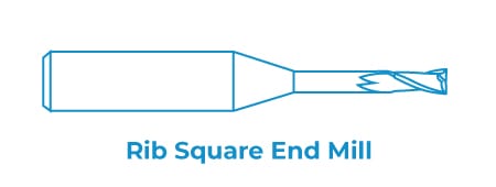 Rib Square End Mill