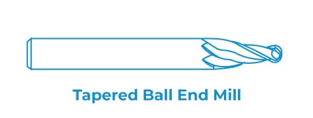 Tapered Ball End Mill